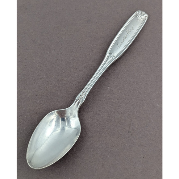 Canadian Pacific Railway Spoon Oneida LTD Silversmiths 6" Teaspoon - Picture 1 of 6
